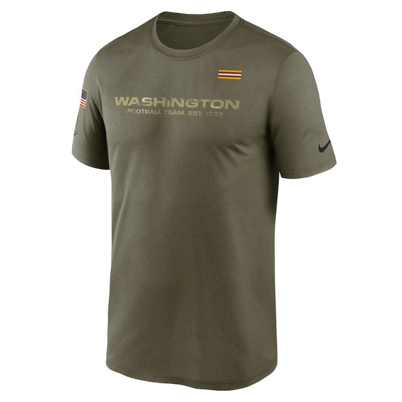 Nike Washington Football Team Salute To Service Dri-Fit Green Shirts - Picture 2 of 5